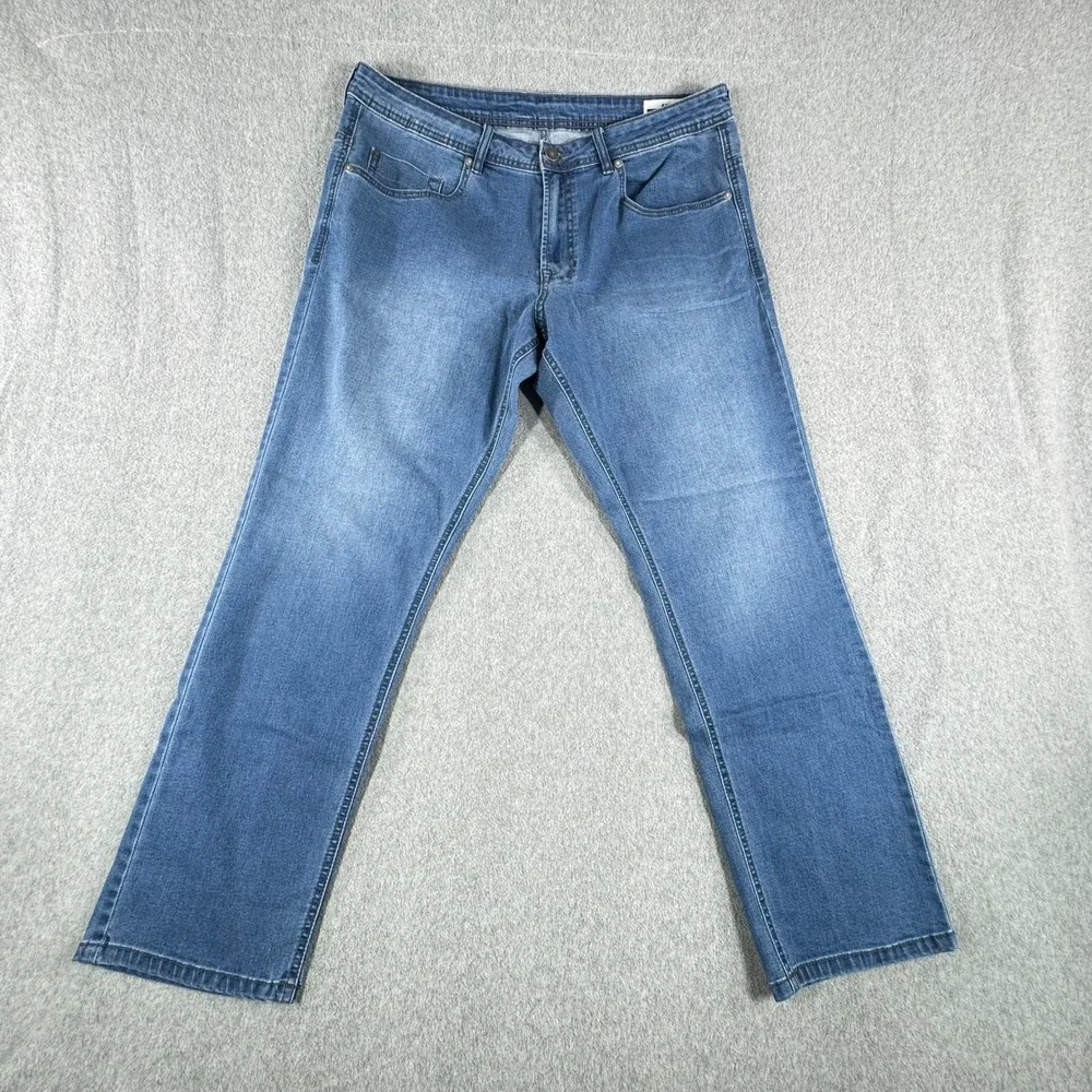 Buffalo‎ David Bitton Axel Jeans Men's 38x29 Med Wash Slim Straight Stretch NWT